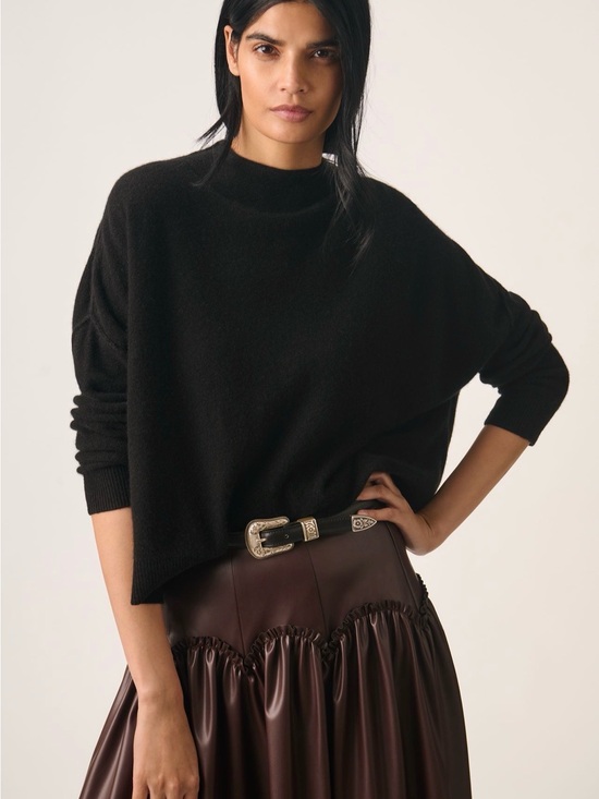 Pilcro Sweaters - Anthropologie Pilcro Alani 100% Cashmere Mock-Neck Sweater